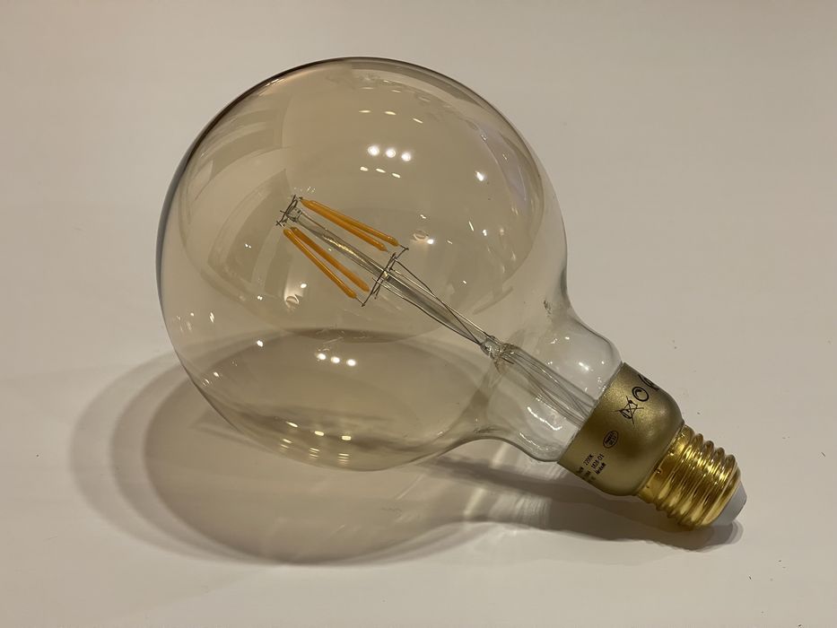 Żarówka LED 125mm kula !!! E27/400lm/4,2W/2200K !!!