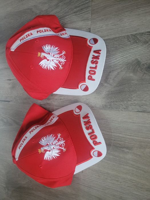 2 x czapka z daszkiem Polska