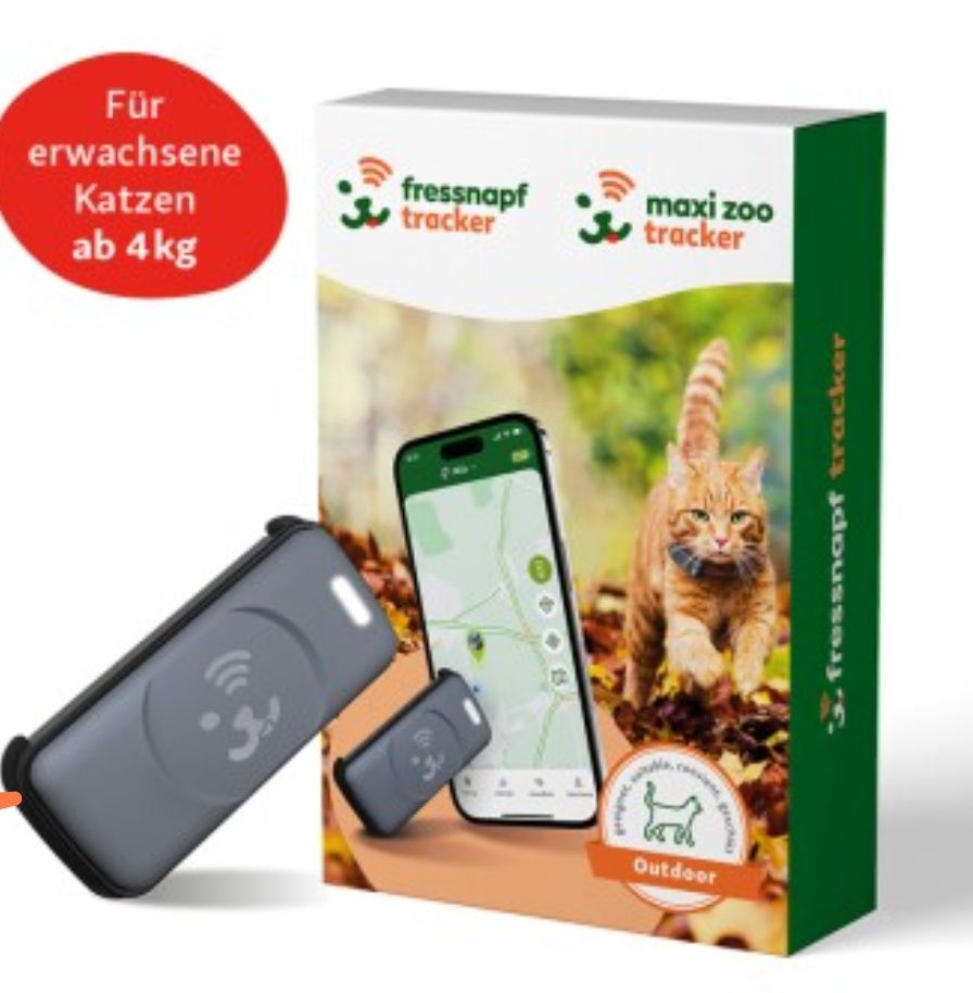 Fressnapf GPS-трекер для кошек черный.