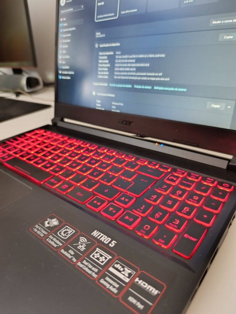 Acer Nitro 5 | i5-11400H + RTX 3050 Ti 4Gb | 16 Gb RAM |