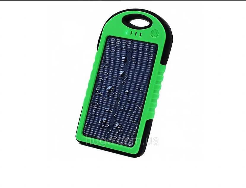 Влагозащищенный Solar Power Bank 20000 mAh на солнечной батарее