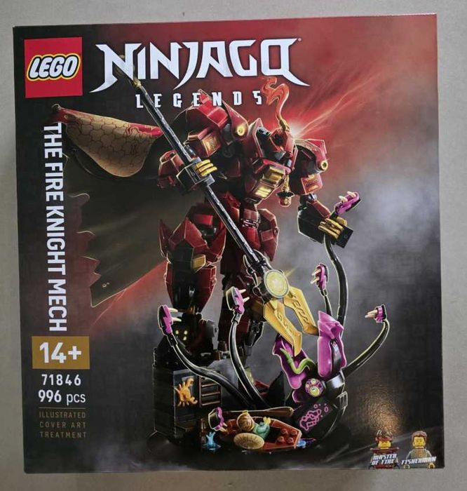 Lego 71846 - Ninjago - The Fire Knight Mech. Novo e Selado