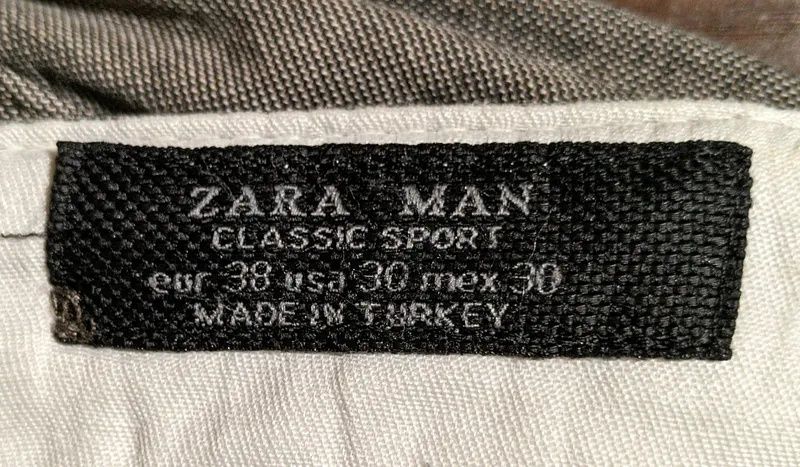 Стильні чоловічі штани бренду Zara Man Classic Sport, Мексика, розмір