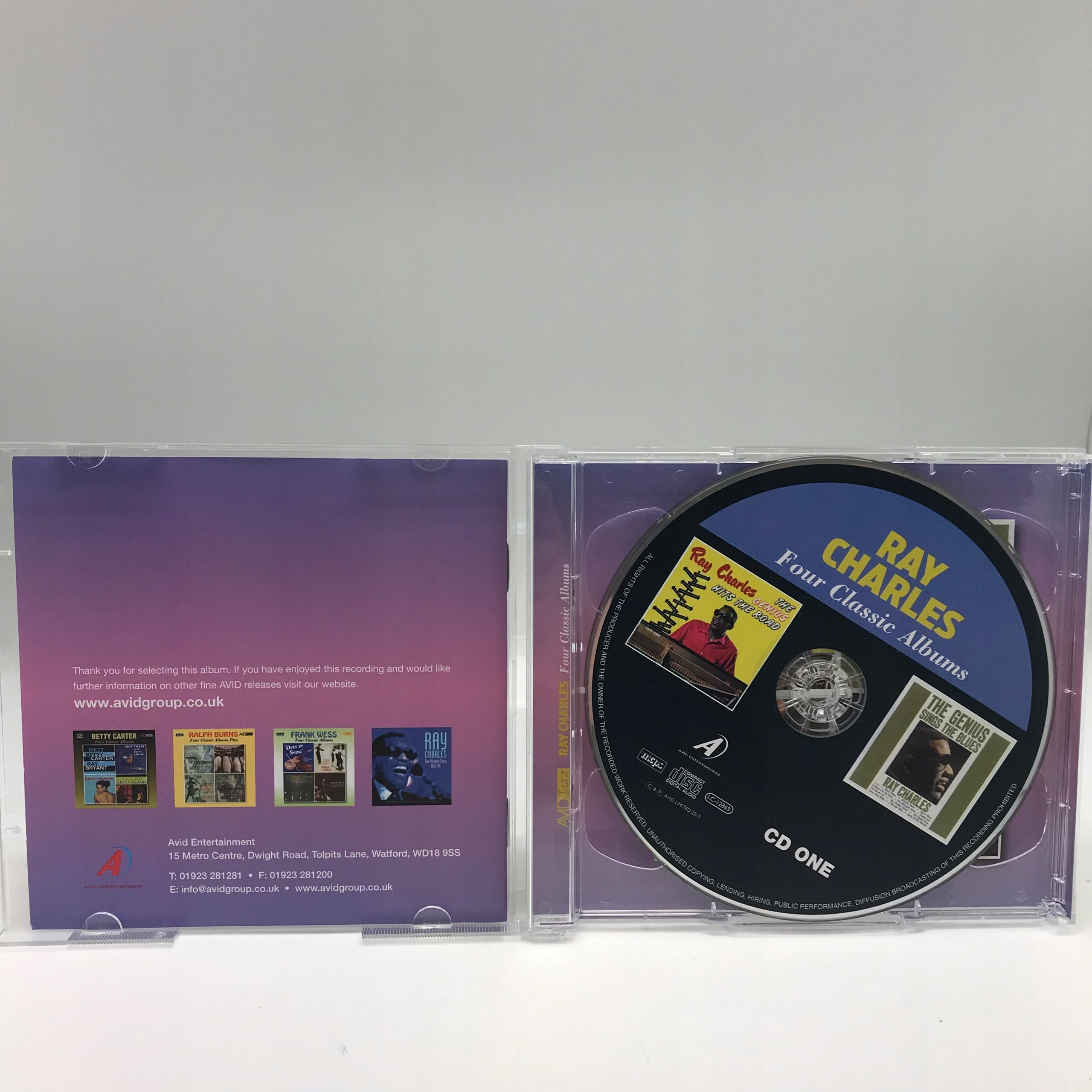 cd - ray charles - four classic albums