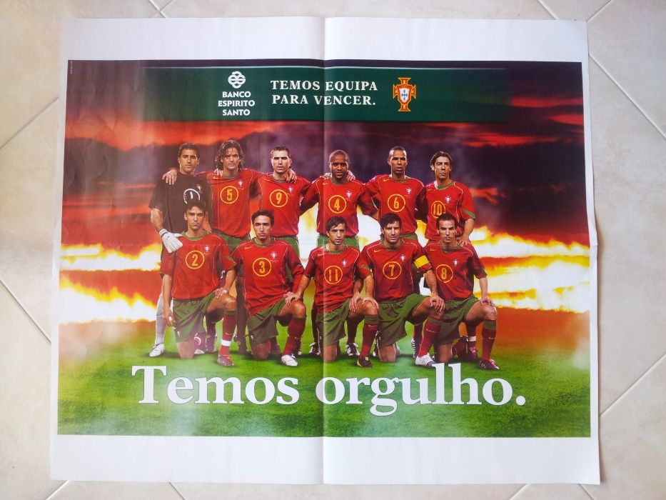 Poster Sporting Campeão 1999/2000 e Seleção Nacional