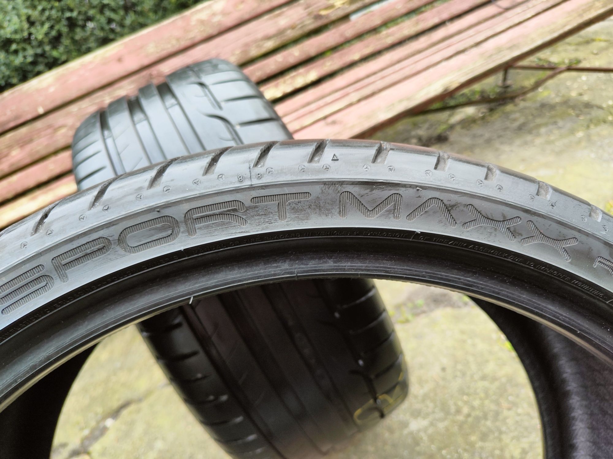 2022r. 2szt Dunlop Sport Maxx RT 265/30/21 96Y XL 7mm 2022r