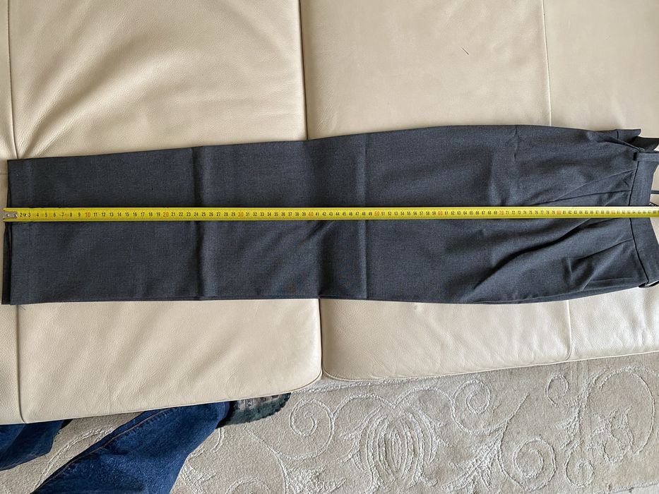 Брюки классика офисные. Серые, Вискоза/полтэстер. Размер S. Новые.