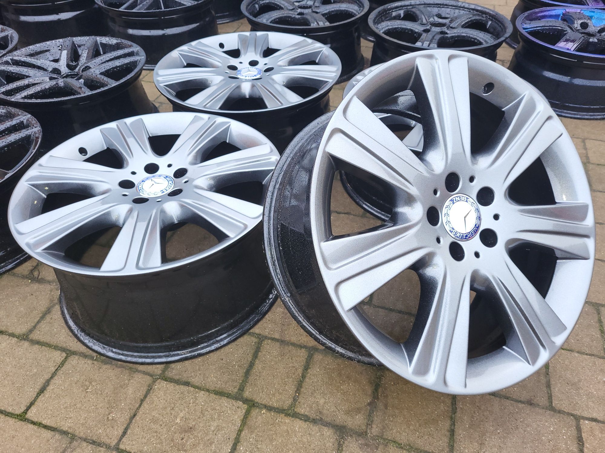 Alufelgi oryginal Mercedes S E CLS 8,5Jx19 i 9,5Jx19 grafitowe