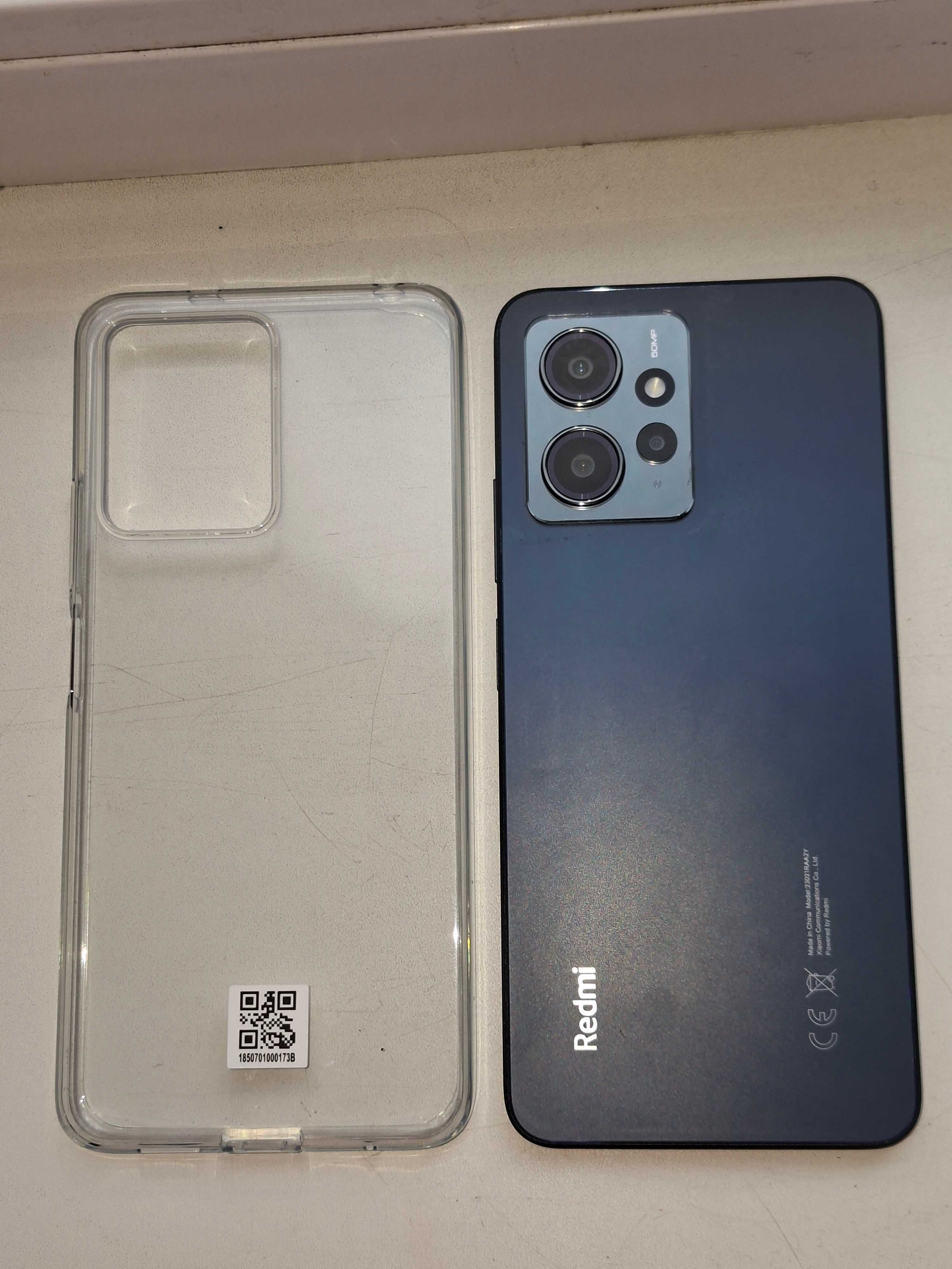 Новый смартфон Redmi Note 12, Onyx Gray 8GB RAM / 256GB ROM в коробке.