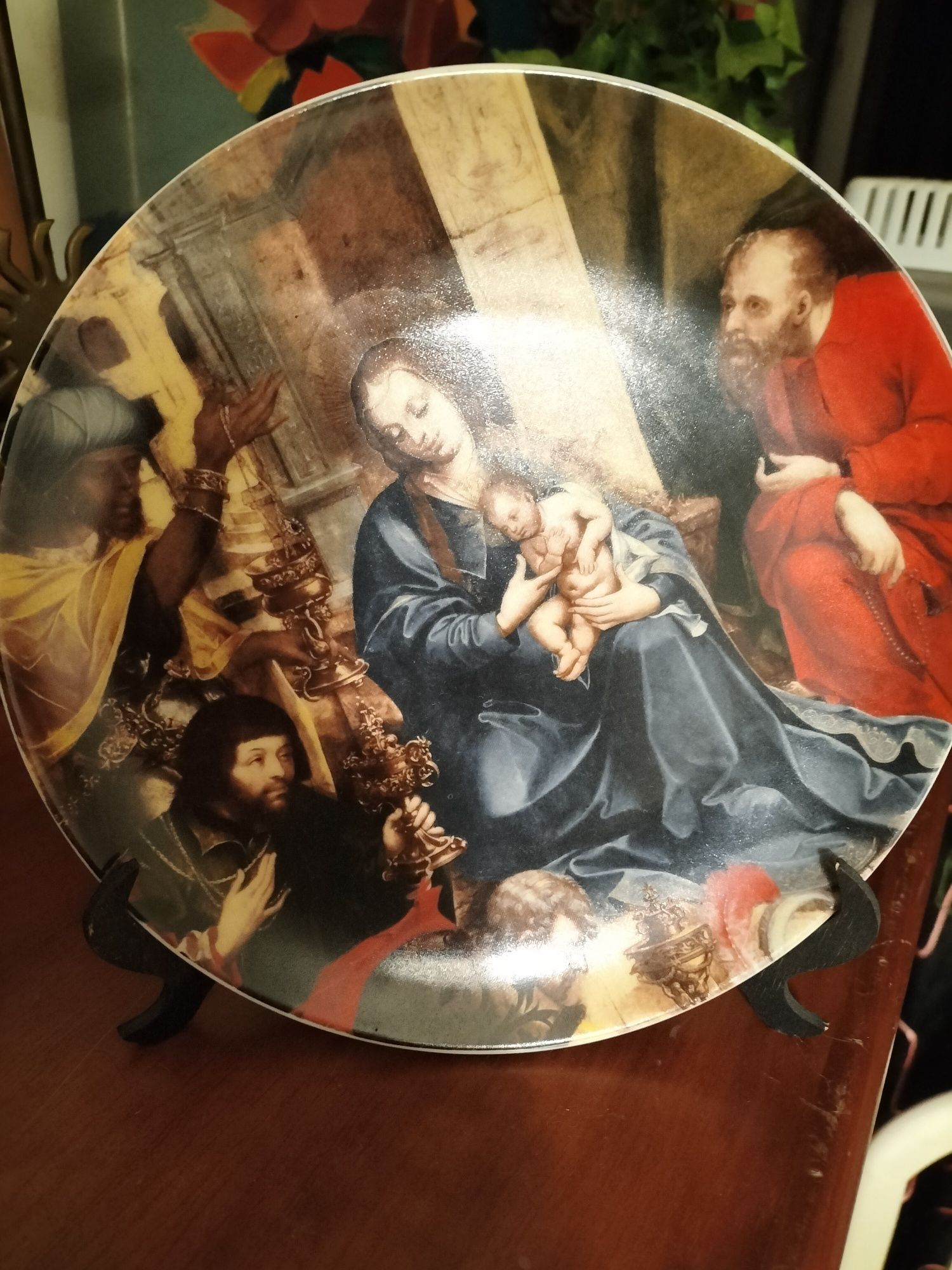 Prato de natal em porcelana da vista alegre