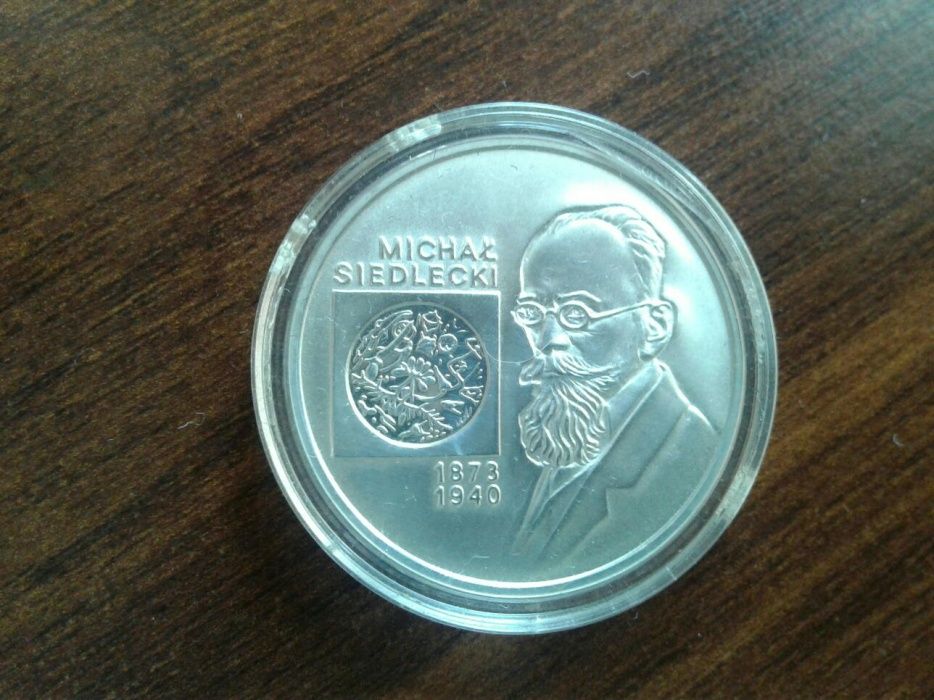 Moneta srebrna Michal Siedlecki 10 zł