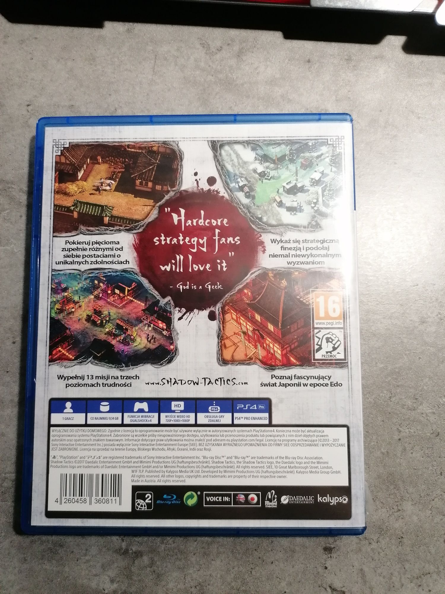 Gra ps4 Shadow tactics