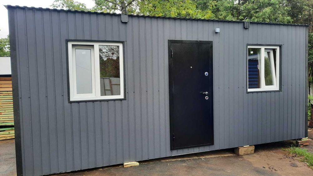 Вагончик на металевому каркасі. Розмір 2,40*6,00.