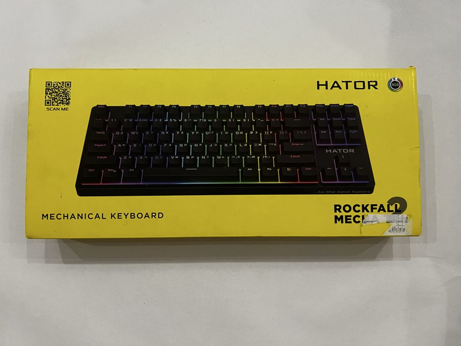 Продам клавіатуру Hator rockfall mecha 2 tkl