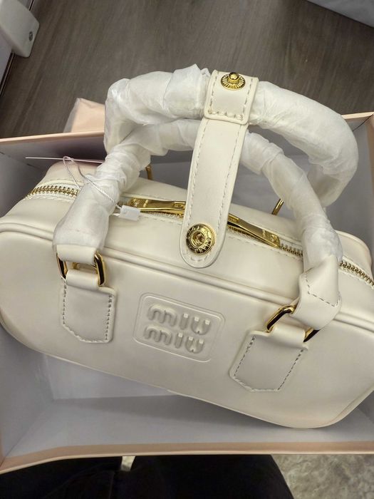 Torba do kręgli MIUMIU biała, mała