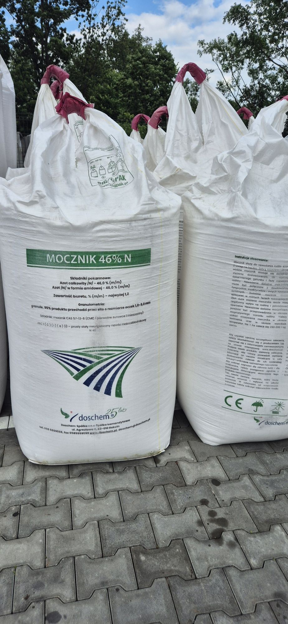 Mocznik 46N big bag 500kg dostawa HDS