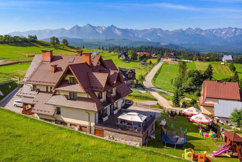 Weekend apartament z widokiem na góry Tatry dla dzieci atrakcje bilard