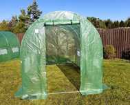 Tunel Foliowy SOLIDNY 2x2x2m Ogrodowy 4 m² (FOLIA + STELAŻ) Ocynkowany