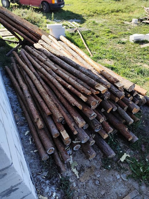 Stemple budowlane 130 sztuk 295cm.