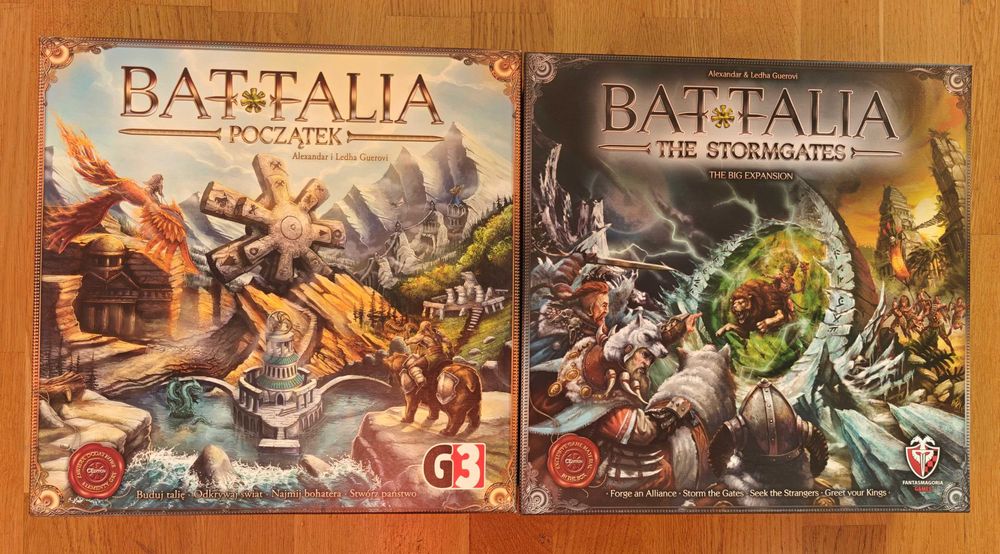 Battalia Początek + Battalia Stormgates z autografem autora