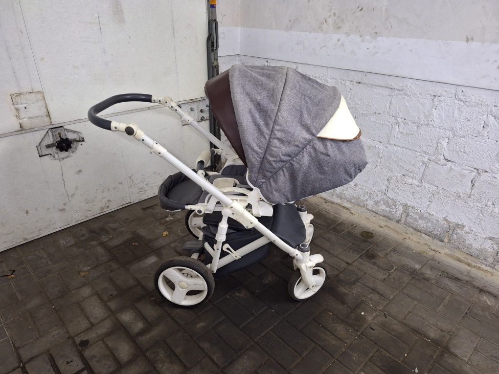 Wózek 4w1 Bexa Ideal, gondola, spacerówka, nosidełko, baza isofix