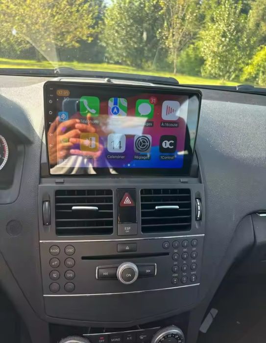 Rádio Mercedes W204 Android 14 com GPS (Novo)