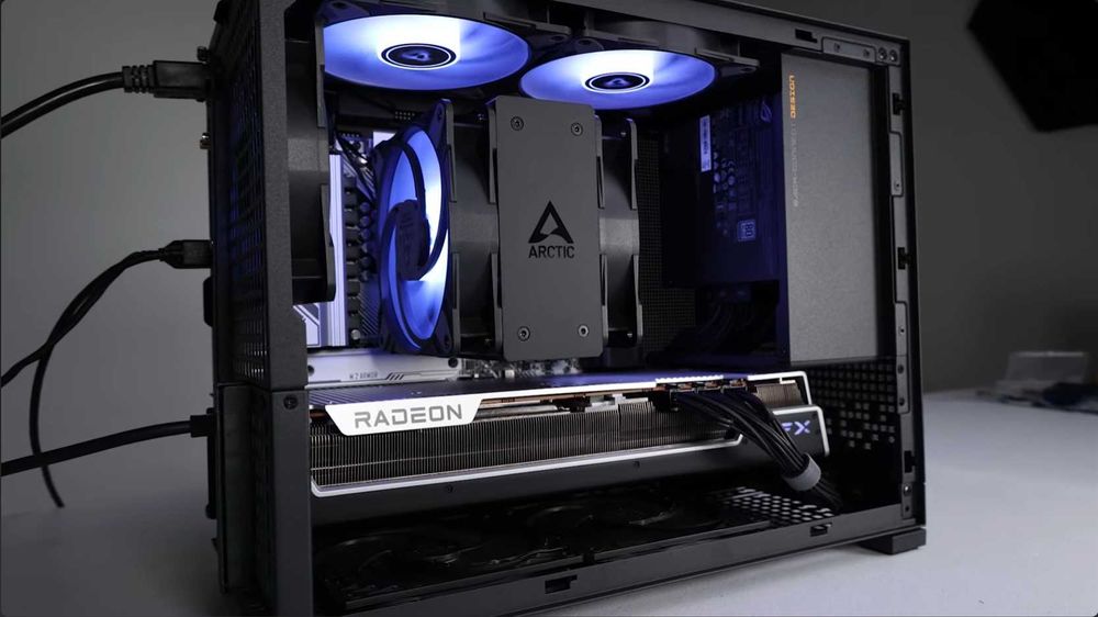 Komputer Ryzen 9600x XFX 9070 XT 2TB M2 7000Mb 850 PSU WIFI Wbudowane