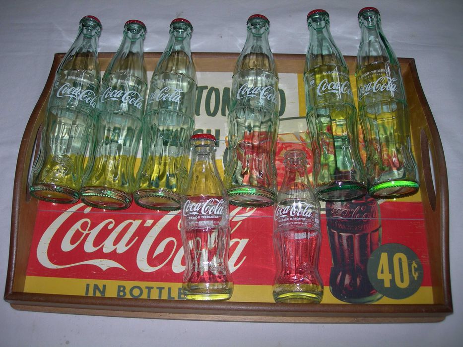 Garrafas de Coca cola vidro.