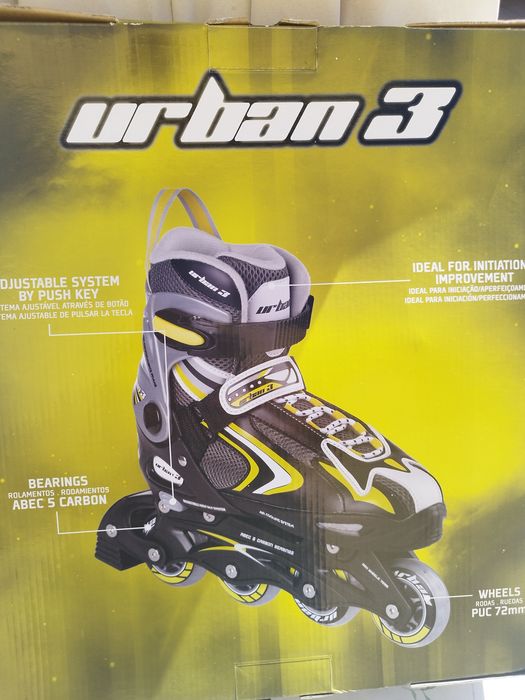Patins em linha 4 rodas Homem novos