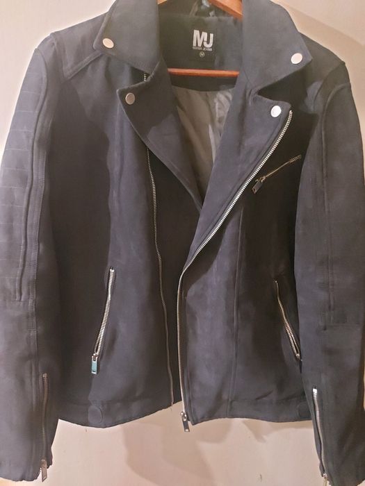 Чоловіча куртка косуха під замш