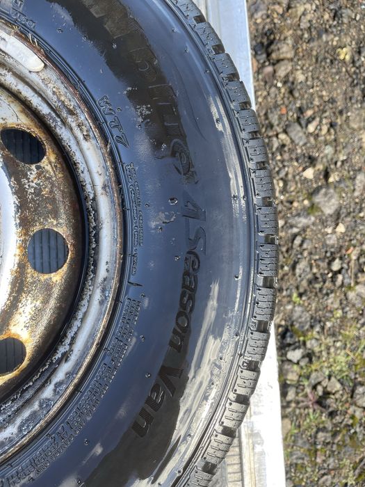 Felgi z oponami Ducato Jumper Boxer 225/70r15C zima