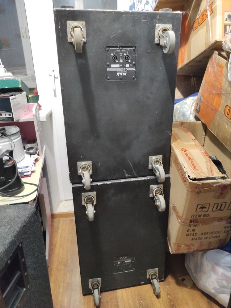 Акустические колонки, сабвуфер, сабы Mag та 580, цена за пару