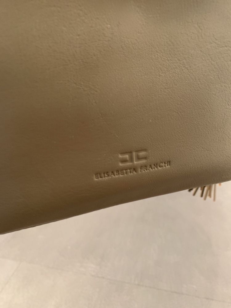 ELisabetta Franchi torebka khaki jak nowa