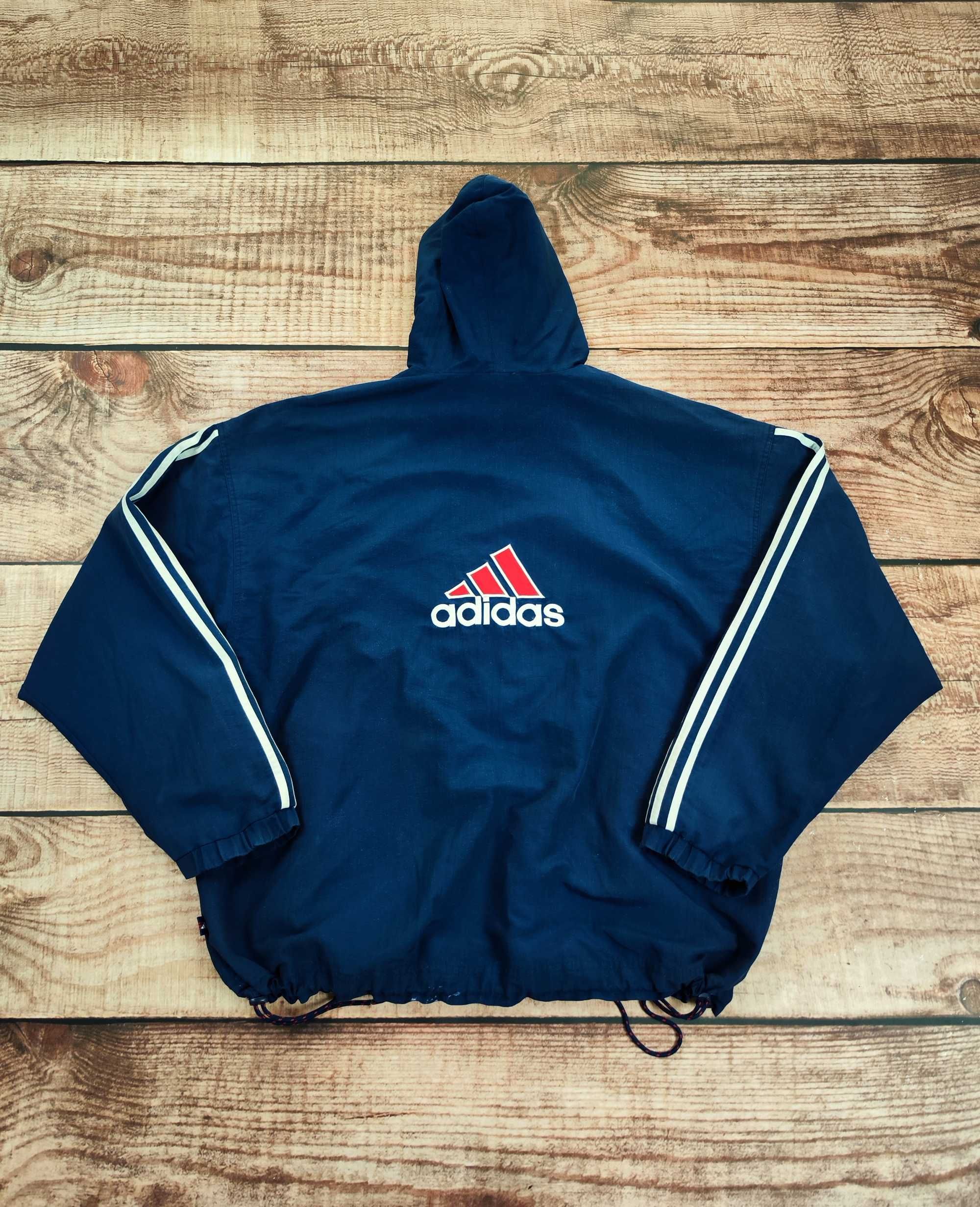 Vintage Kurtka Adidas anorak 90s boxy r. XL