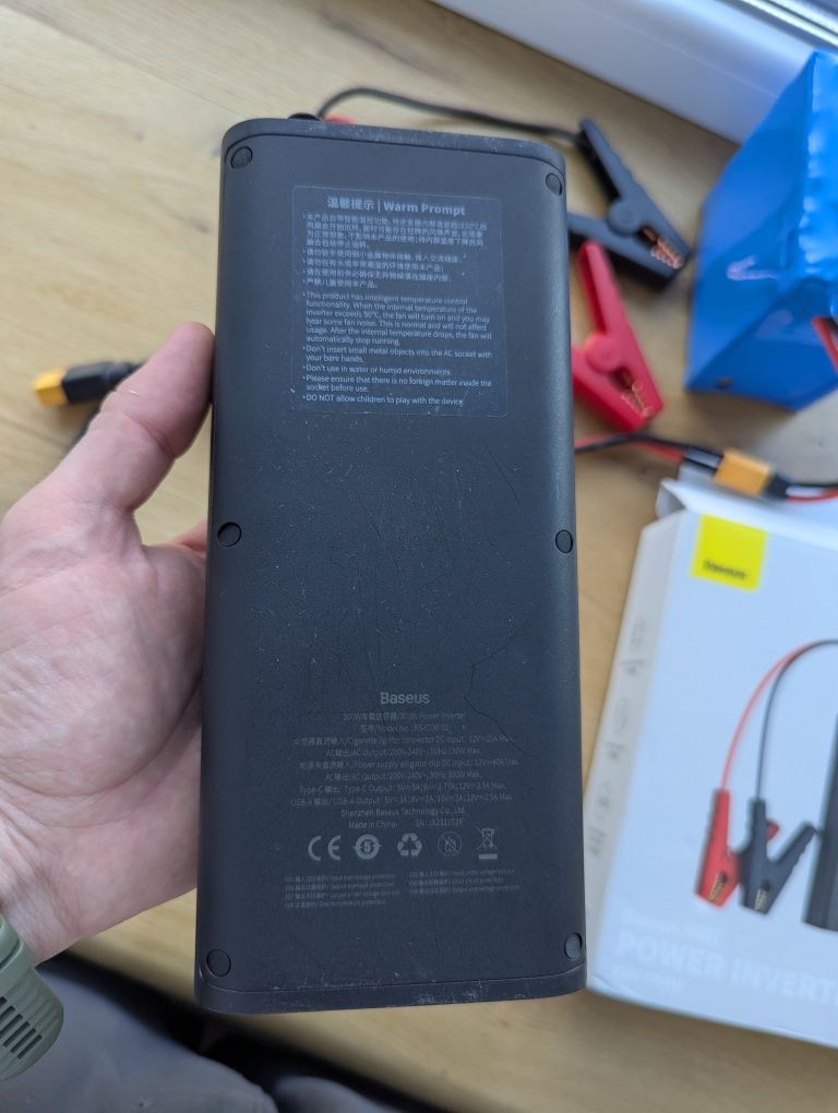 Автомобільний інвертор Baseus  300W (220V CN/EU) чиста синусоїда