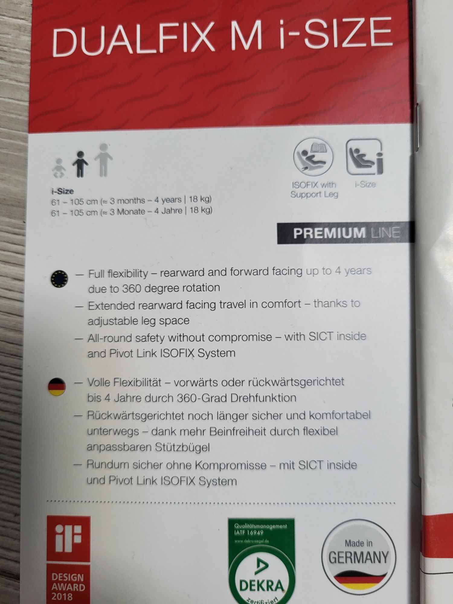 Fotelik obrotowy britax römer dualfix m i-size