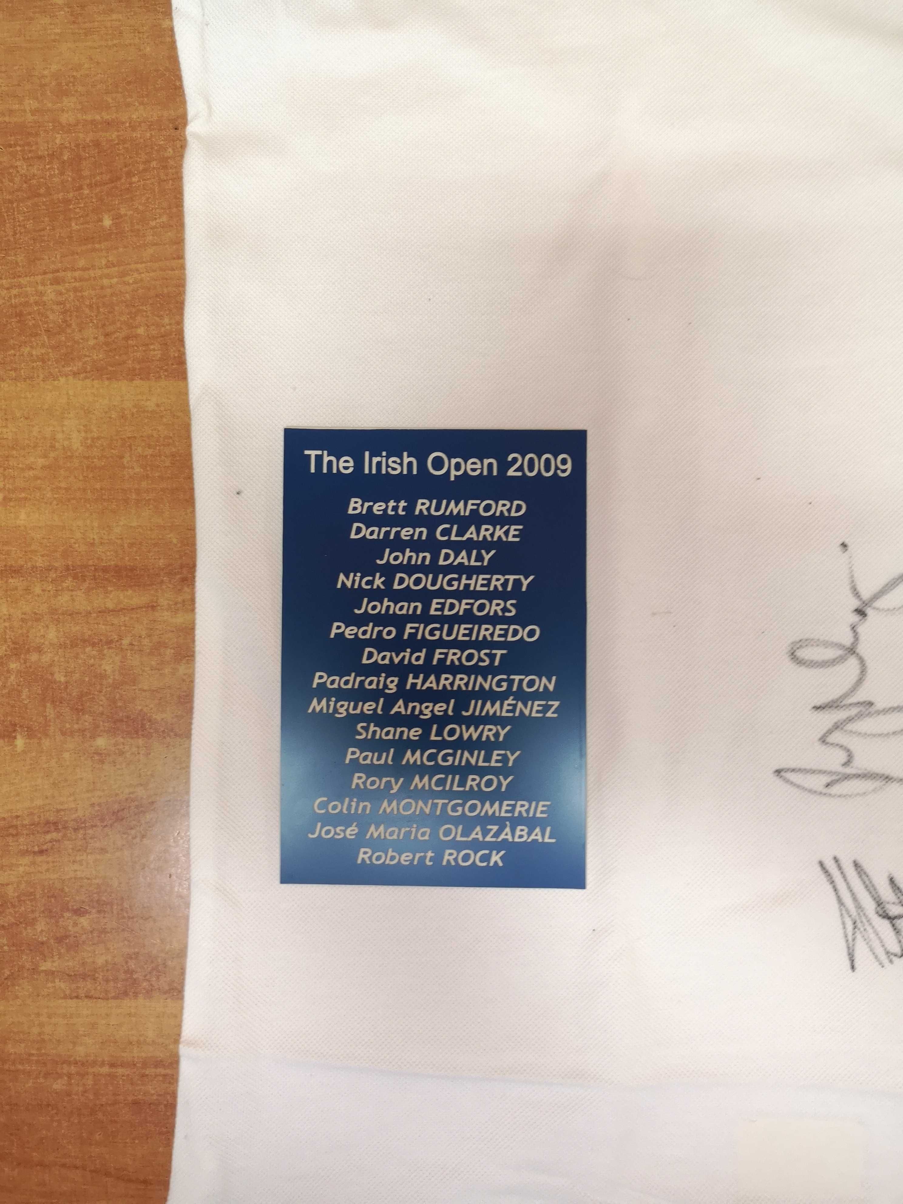 Camisola assinada The Irish open 2009 golfe