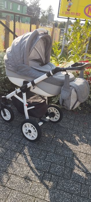 Wózek Adamex fotelik Cybex kpl  4w1 KOMIS NW