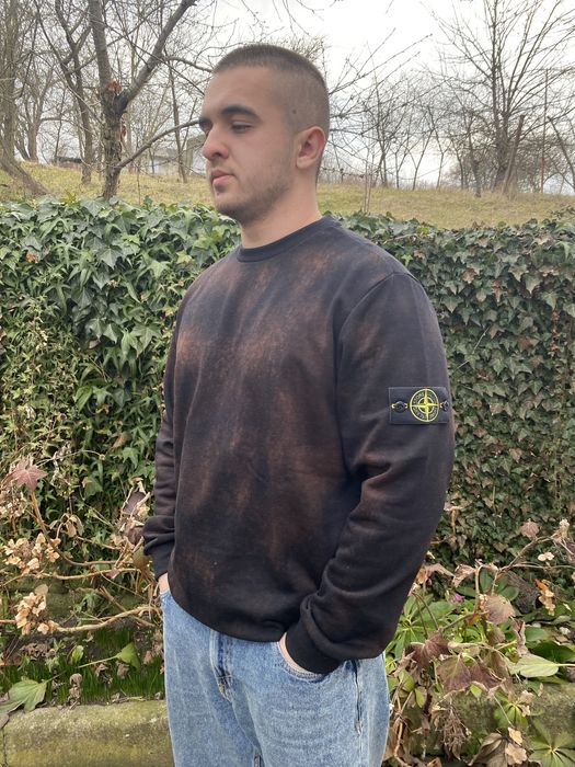 Світшот тай дай Stone Island XS,S,M,I,XI