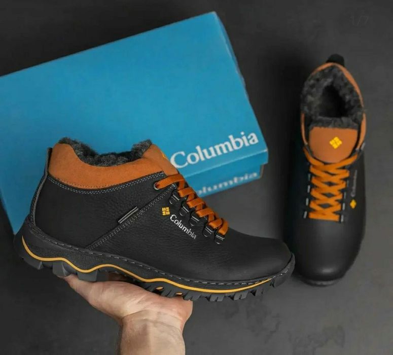 М93 чоловічі шкіряні прошиті зимові кросівки черевики ботинки кросовки