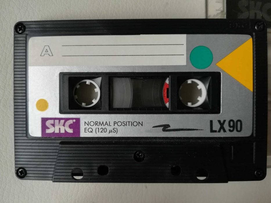 SKC LX 90 świetna kaseta Made in Korea - nagrana jednokrotnie !