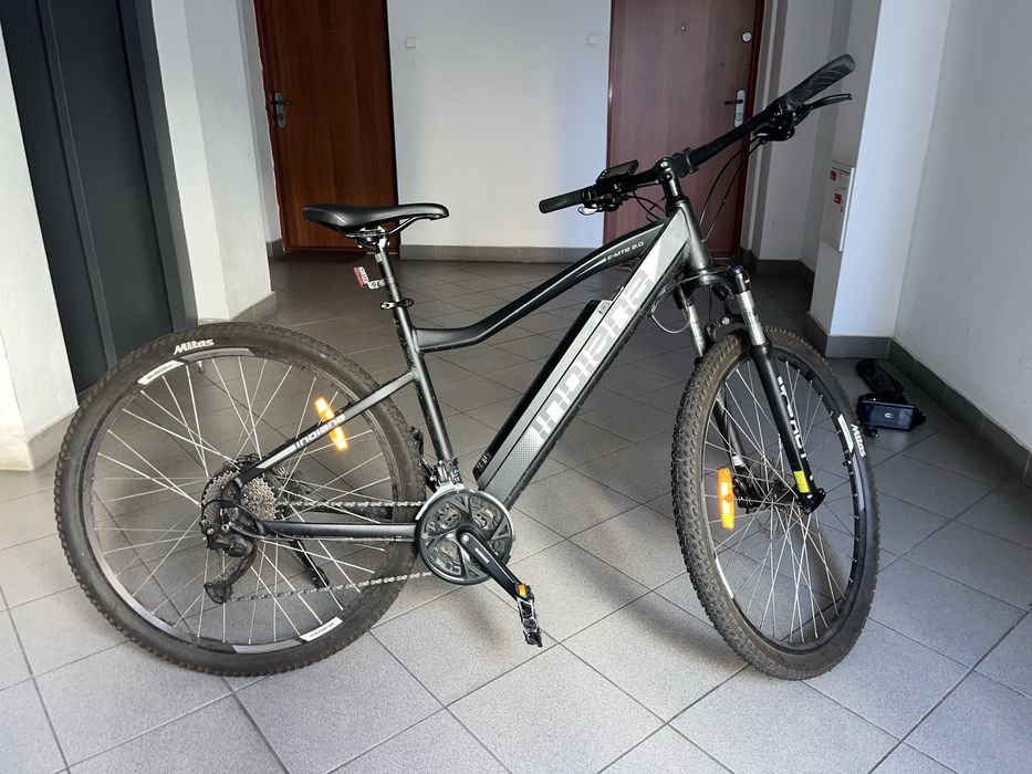Rower elektryczny INDIANA E-MTB 2.0 M19 29 cali Czarno-szary