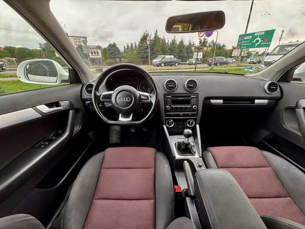 Audi A3 8P Lift 1.4 Benzyna Biała Stan BDB Przygotowana do Rejestracji