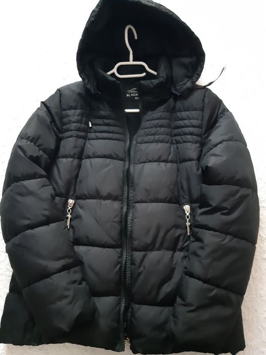 Super kurtka Black & Fish  ocieplana damska L