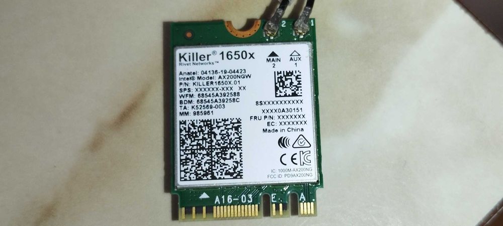 Модуль WiFi Bluetooth Killer 1650x