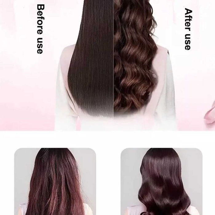 Modelador De Cabelo Recarregável P/ Ondulação