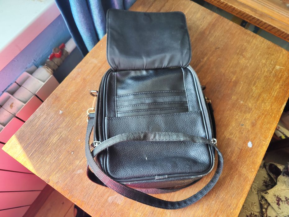 Мужская сумка с ремнем