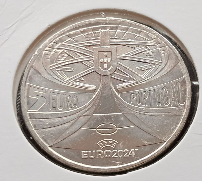 Portugal -5€ 2024 Europeu de Futebol - UNC