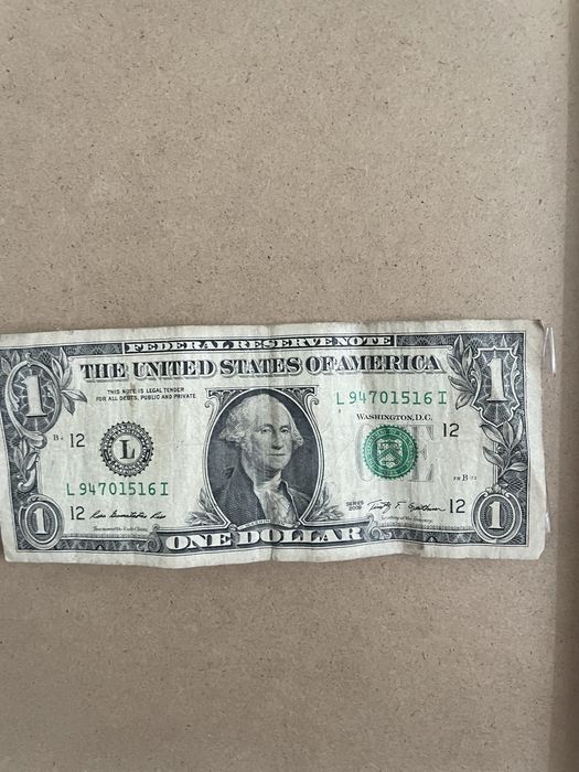 Nota 1 dollar L 1789