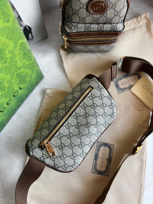 Сумка бананка жіноча Gucci гуччи гучі GG женская шкіряна сумочка